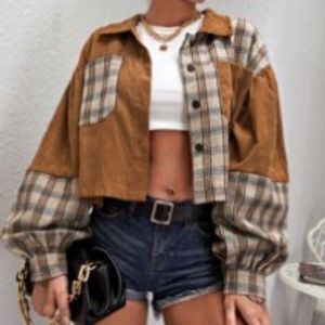 Corduroy Crop Shacket